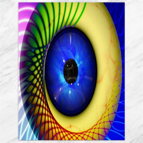 Eerie Psychedelic Eye Canvas 12  x 16  (Unframed) from ArtsNow.com 11.86 x15.41  Canvas - 1