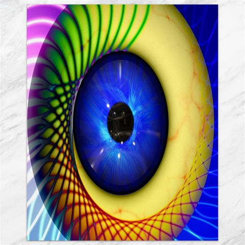 Eerie Psychedelic Eye Canvas 16  x 20  (Unframed) from ArtsNow.com 15.75 x19.29  Canvas - 1