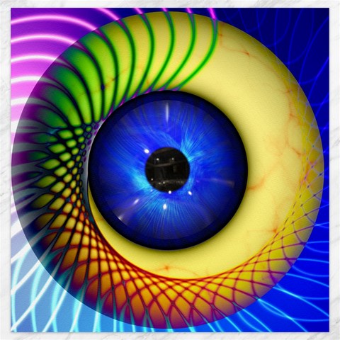 Eerie Psychedelic Eye Canvas 20  x 20  (Unframed) from ArtsNow.com 19 x19.27  Canvas - 1
