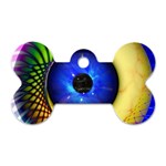 Eerie Psychedelic Eye Dog Tag Bone (One Sided)