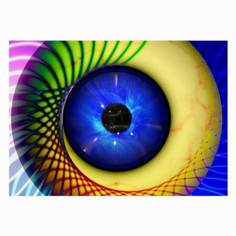 Eerie Psychedelic Eye Glasses Cloth (Large) from ArtsNow.com Front
