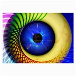 Eerie Psychedelic Eye Glasses Cloth (Large, Two Sided)