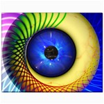 Eerie Psychedelic Eye Canvas 11  x 14  (Unframed)