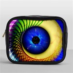 Eerie Psychedelic Eye Mini Travel Toiletry Bag (One Side)