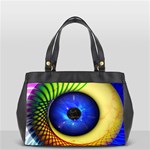 Eerie Psychedelic Eye Oversize Office Handbag (One Side)