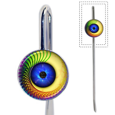 Eerie Psychedelic Eye Bookmark from ArtsNow.com Front