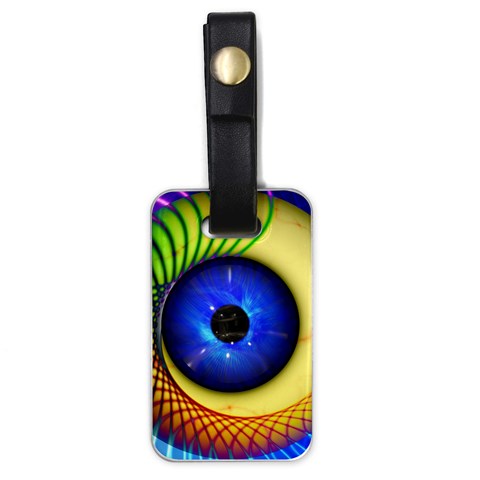 Eerie Psychedelic Eye Luggage Tag (One Side) from ArtsNow.com Front