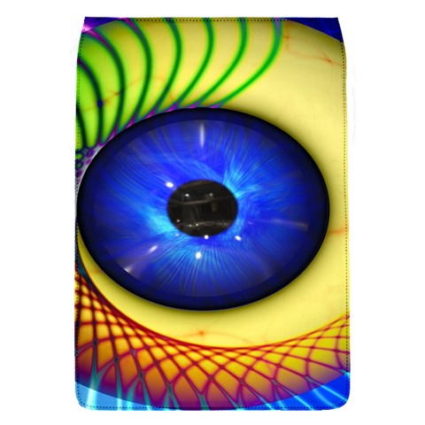 Eerie Psychedelic Eye Removable Flap Cover (Small) from ArtsNow.com Front