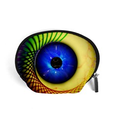 Eerie Psychedelic Eye Accessories Pouch (Small) from ArtsNow.com Front