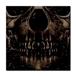 Skull Poster Background Ceramic Tile