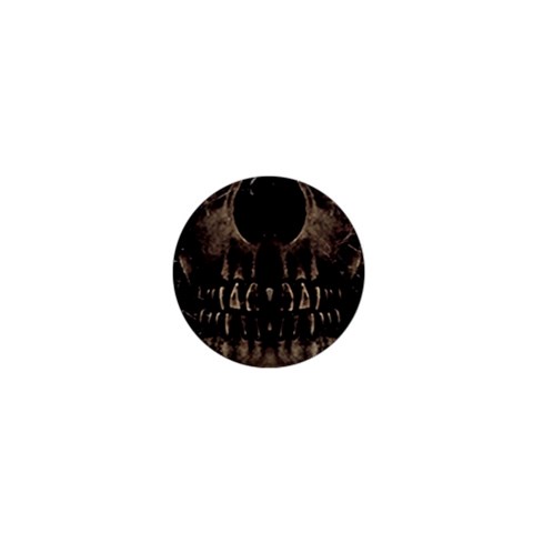 Skull Poster Background 1  Mini Button from ArtsNow.com Front