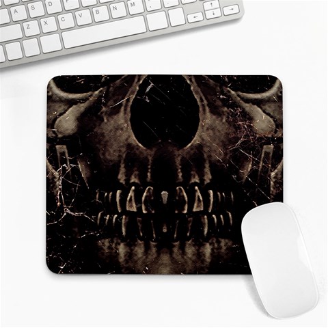 Skull Poster Background Large Mouse Pad (Rectangle) from ArtsNow.com Front