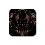 Skull Poster Background Drink Coasters 4 Pack (Square)