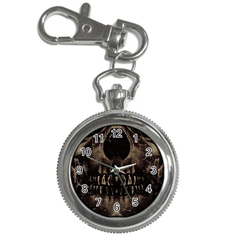 Skull Poster Background Key Chain Watch from ArtsNow.com Front