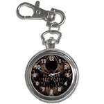 Skull Poster Background Key Chain Watch