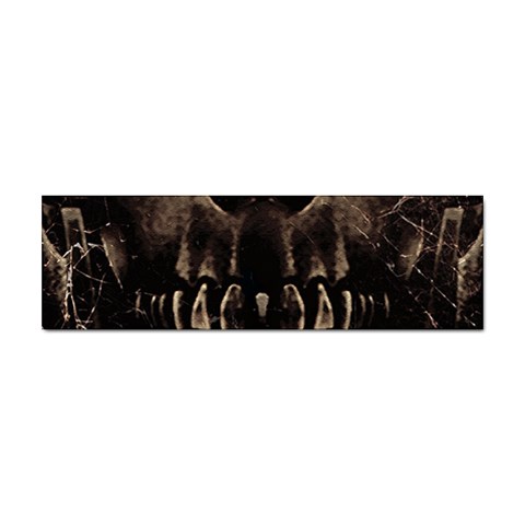 Skull Poster Background Bumper Sticker from ArtsNow.com Front