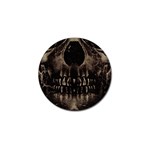 Skull Poster Background Golf Ball Marker