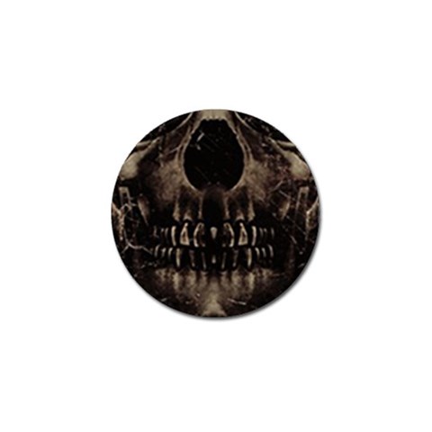 Skull Poster Background Golf Ball Marker 4 Pack from ArtsNow.com Front