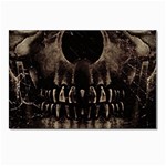 Skull Poster Background Postcard 4 x 6  (10 Pack)