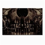 Skull Poster Background Postcards 5  x 7  (10 Pack)