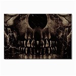 Skull Poster Background Postcards 5  x 7  (10 Pack)