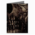 Skull Poster Background Greeting Card