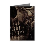 Skull Poster Background Mini Greeting Card