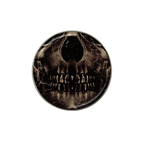 Skull Poster Background Golf Ball Marker 10 Pack (for Hat Clip) from ArtsNow.com Front
