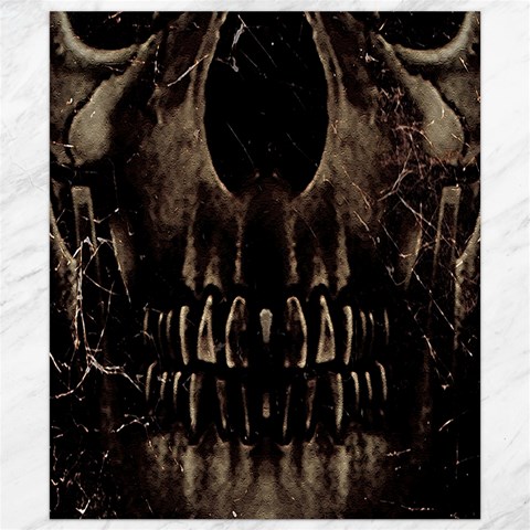 Skull Poster Background Canvas 8  x 10  (Unframed) from ArtsNow.com 8.15 x9.66  Canvas - 1