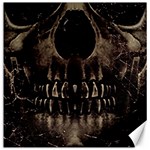 Skull Poster Background Canvas 12  x 12  (Unframed)