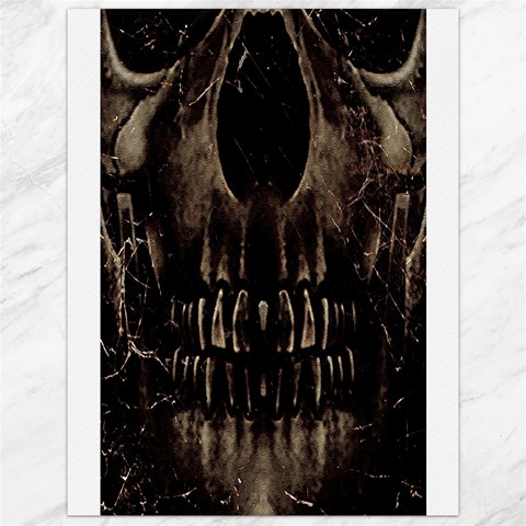 Skull Poster Background Canvas 12  x 16  (Unframed) from ArtsNow.com 11.86 x15.41  Canvas - 1