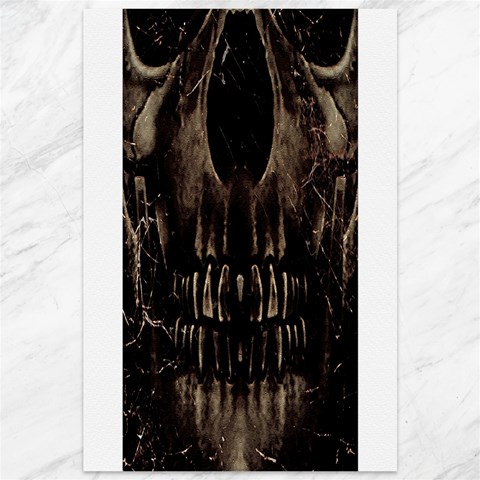 Skull Poster Background Canvas 12  x 18  (Unframed) from ArtsNow.com 11.88 x17.36  Canvas - 1