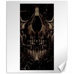 Skull Poster Background Canvas 20  x 24  (Unframed)