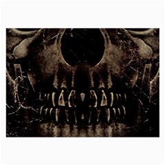 Skull Poster Background Glasses Cloth (Large, Two Sided) from ArtsNow.com Front