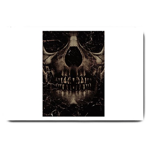 Skull Poster Background Large Door Mat from ArtsNow.com 30 x20  Door Mat