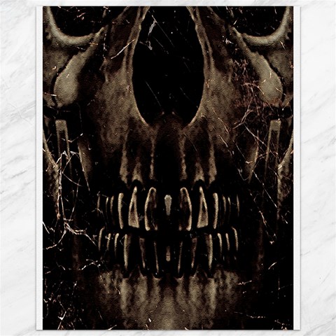 Skull Poster Background Canvas 11  x 14  (Unframed) from ArtsNow.com 10.95 x13.48  Canvas - 1