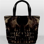 Skull Poster Background Bucket Handbag