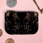 Skull Poster Background Coin Change Purse