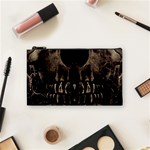 Skull Poster Background Cosmetic Bag (Small)