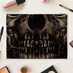 Skull Poster Background Cosmetic Bag (XL) from ArtsNow.com Back