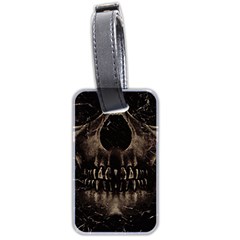 Skull Poster Background Luggage Tag (Two Sides) from ArtsNow.com Front