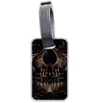 Skull Poster Background Luggage Tag (Two Sides)