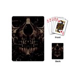 Skull Poster Background Playing Cards (Mini)