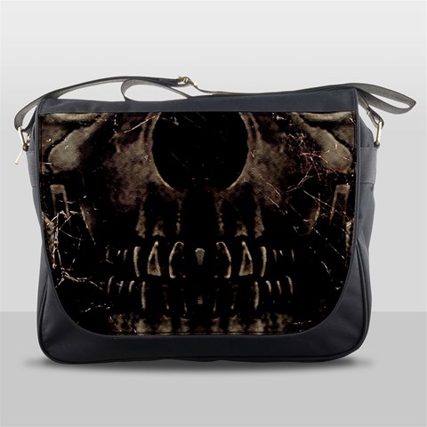 Skull Poster Background Messenger Bag from ArtsNow.com Front