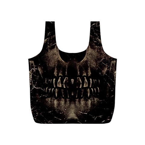 Skull Poster Background Reusable Bag (S) from ArtsNow.com Front