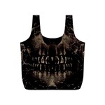 Skull Poster Background Reusable Bag (S)