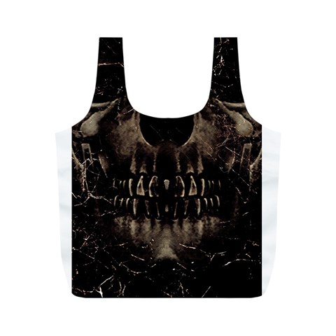 Skull Poster Background Reusable Bag (M) from ArtsNow.com Front