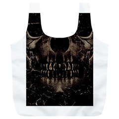 Skull Poster Background Reusable Bag (XL) from ArtsNow.com Front