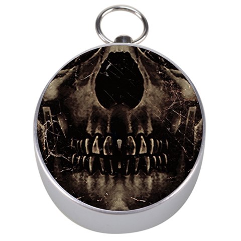 Skull Poster Background Silver Compass from ArtsNow.com Front