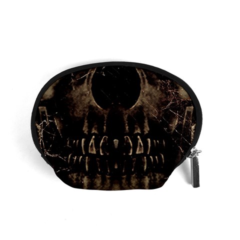 Skull Poster Background Accessories Pouch (Small) from ArtsNow.com Front